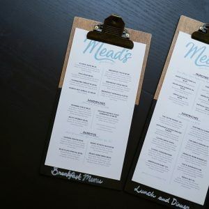 Δημιουργία μενού εστιατορίου